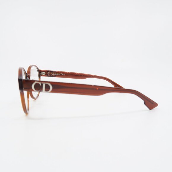 Dior CD3F 2LF Brown Round New Eyeglasses Frames. - Picture 8 of 10